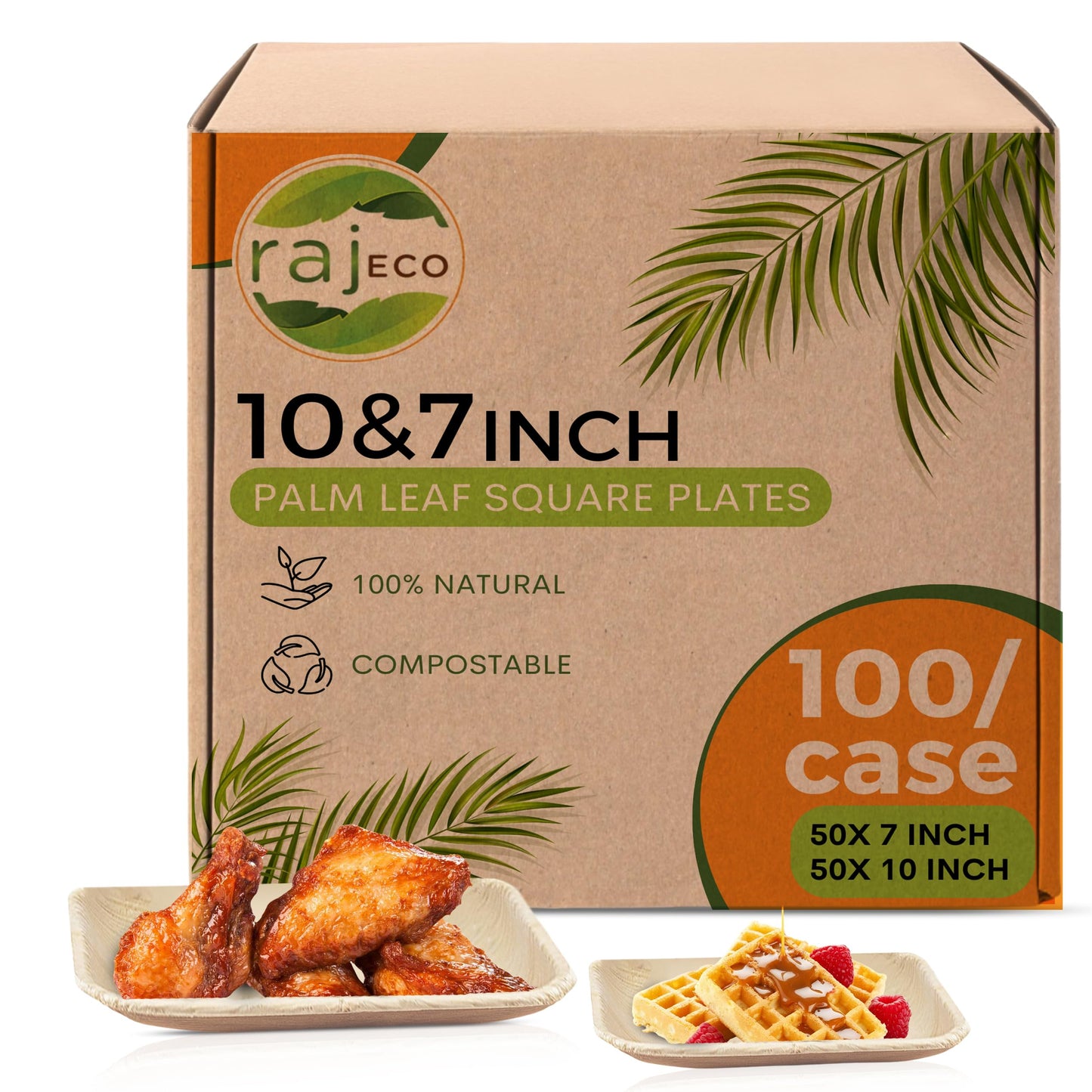Eco-Friendly Tableware , Disposable Palm Leaf ,Compostable Dining , Natural Tableware ,  Eco-Friendly Party Supplies , Palm Leaf Dinnerware ,Natural Disposable Plates