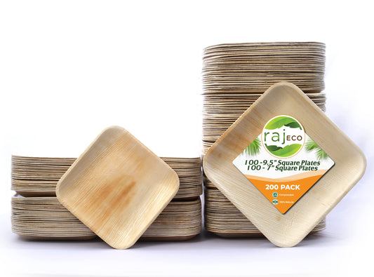 Eco-friendly ,Sustainable, Biodegradable, Disposable ,Compostable, Natural Handcrafted, Organic , Palm Leaf Tableware, Party Supplies