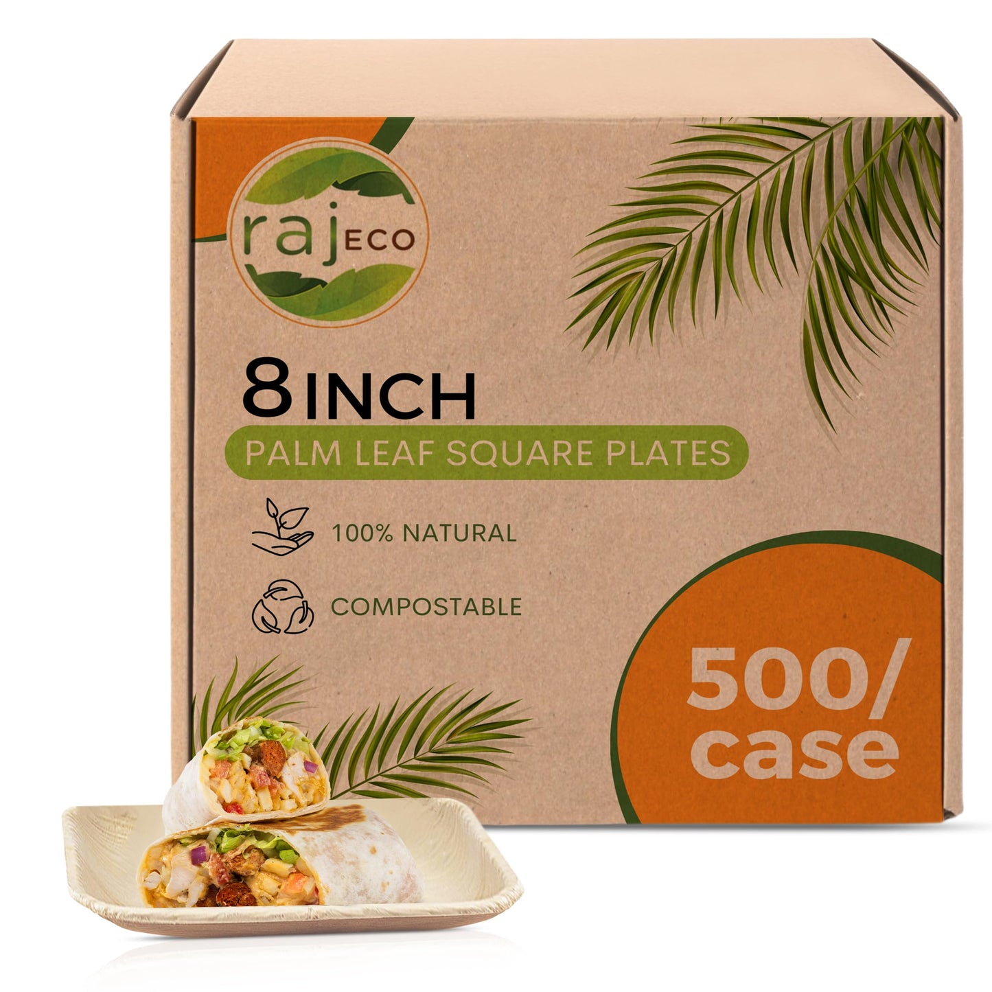 Eco-Friendly Tableware , Disposable Palm Leaf ,Compostable Dining , Natural Tableware , Eco-Friendly Party Supplies , Palm Leaf Dinnerware ,Natural Disposable Plates