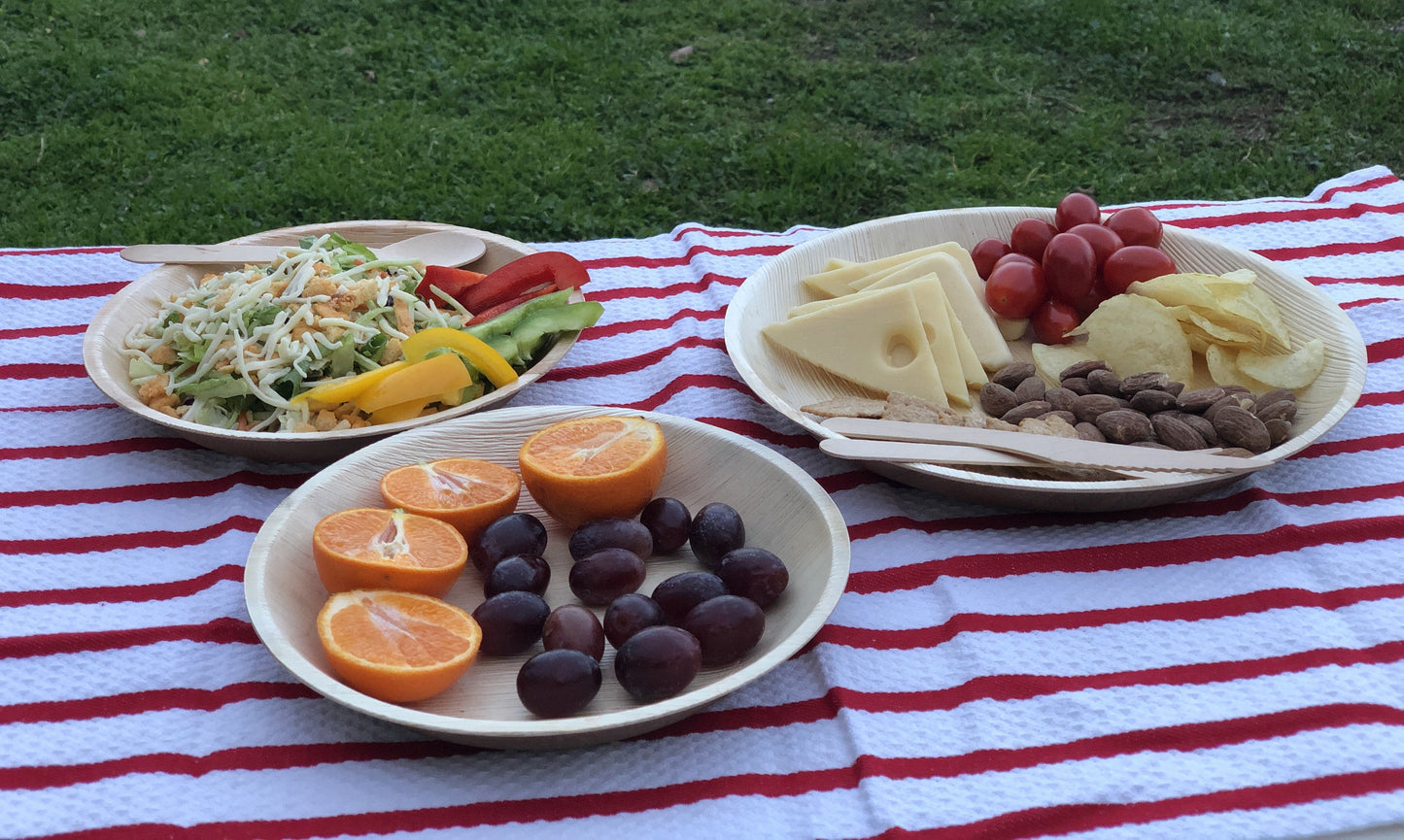 Eco-friendly , Sustainable ,Biodegradable , Palm leaf dinner plates ,Party plates