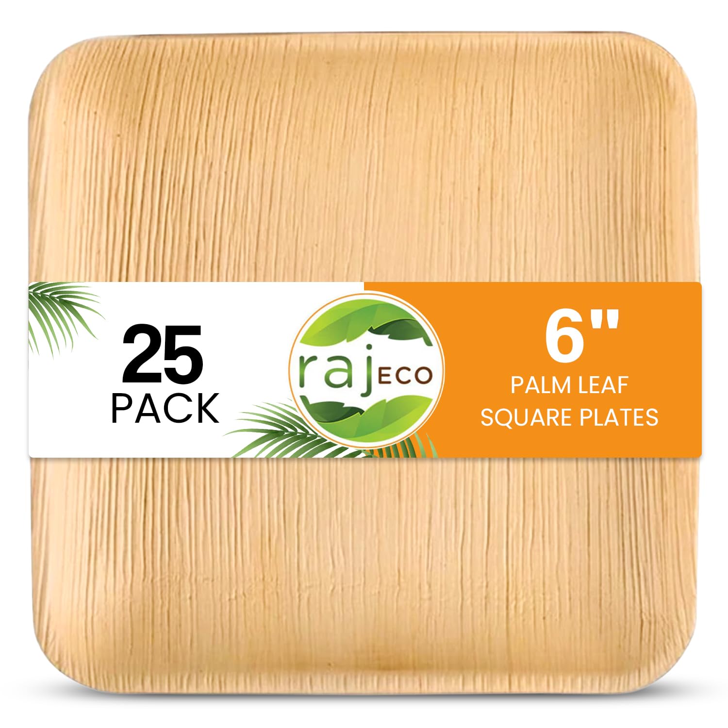 Eco-friendly , Sustainable ,Biodegradable , Bamboo dinner plates ,Party plates