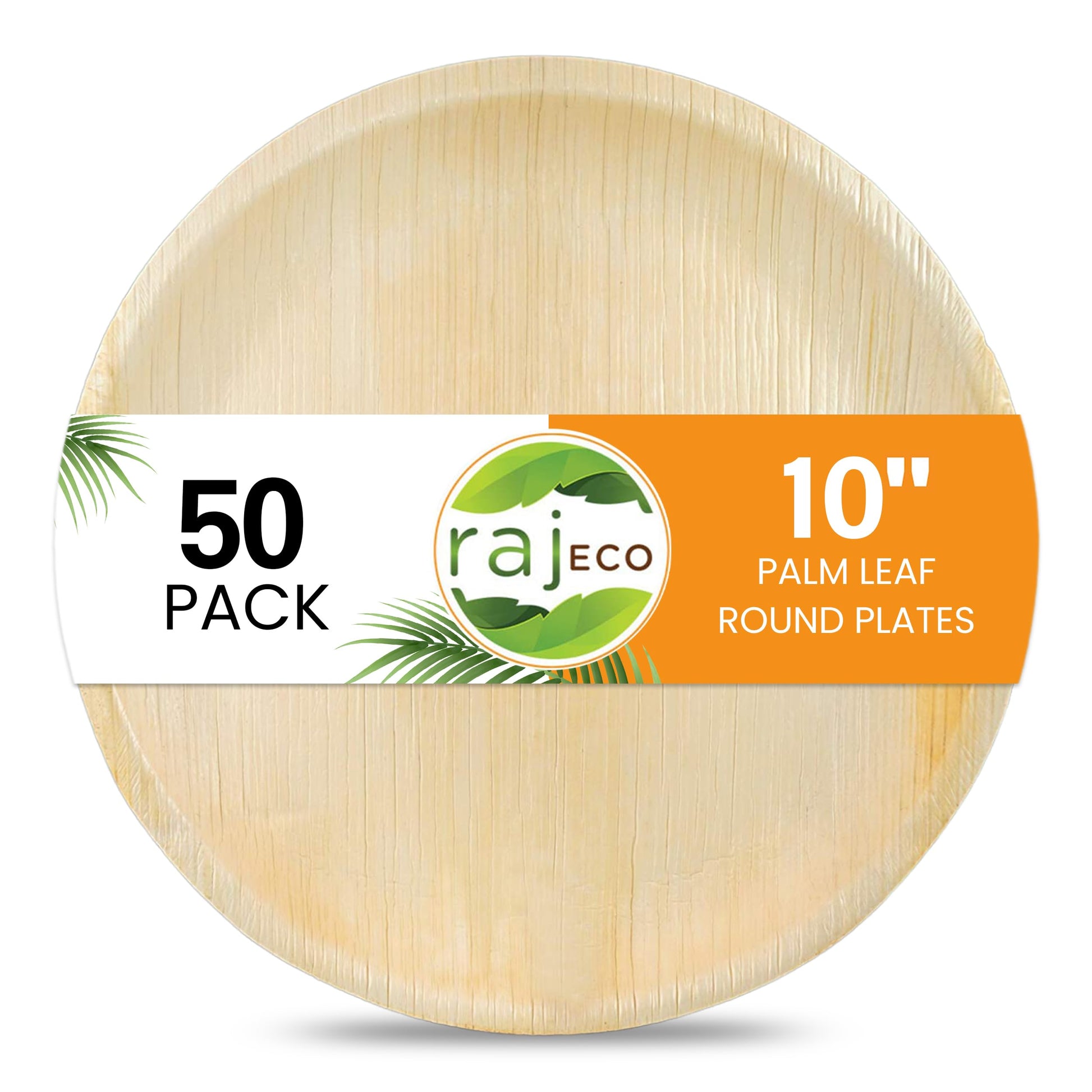 Eco-friendly , Sustainable ,Biodegradable , Palm leaf dinner plates ,Party plates