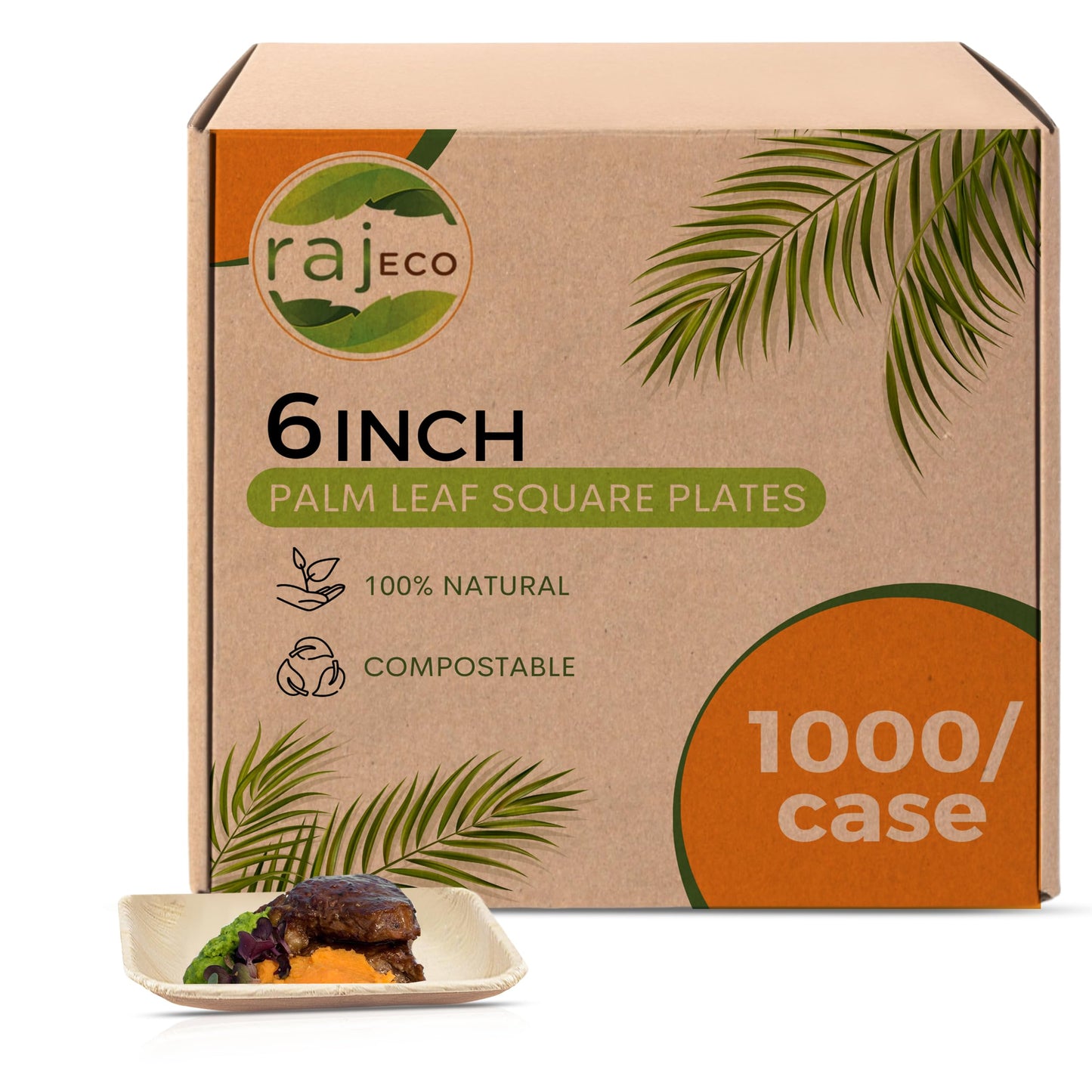 Eco-Friendly Tableware , Disposable Palm Leaf ,Compostable Dining , Natural Tableware ,  Eco-Friendly Party Supplies , Palm Leaf Dinnerware ,Natural Disposable Plates