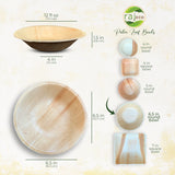 Eco-friendly , Sustainable ,Biodegradable , Palm leaf dinner plates ,Party plates