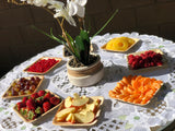 Eco-friendly ,Sustainable, Biodegradable, Disposable ,Compostable, Natural Handcrafted, Organic , Palm Leaf Tableware, Party Supplies